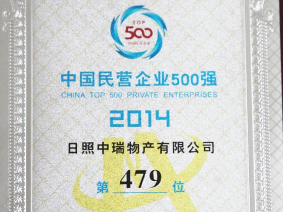 中國民營企業(yè)500強